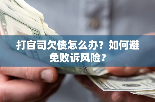 武汉打官司欠债怎么办？如何避免败诉风险？