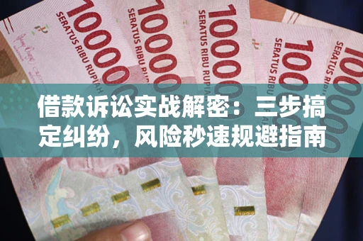 武汉借款诉讼实战解密：三步搞定纠纷，风险秒速规避指南