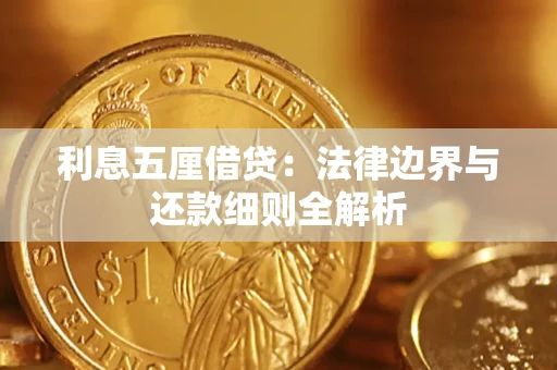 武汉利息五厘借贷:法律边界与还款细则全解析 武汉利息五厘借贷:法律边界与还款细则全解析