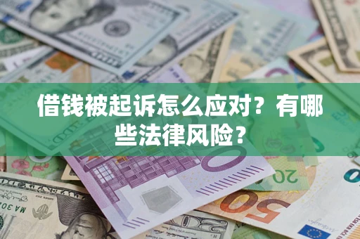 武汉借钱被起诉怎么应对？有哪些法律风险？