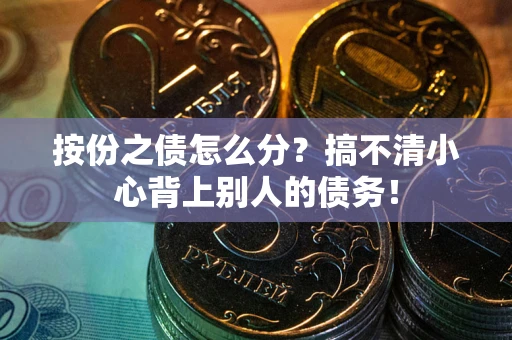 武汉按份之债怎么分？搞不清小心背上别人的债务！