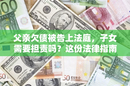 武汉父亲欠债被告上法庭，子女需要担责吗？这份法律指南必须看完